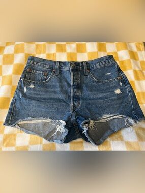 Levi's 501 high rise shorts